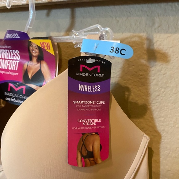 💥 SALE NWT Wireless Comfort Bra In Almond - Picture 2 of 8